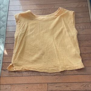 a.n.a Yellow Muscle Tee